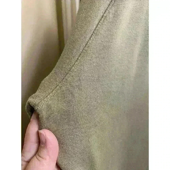 Athleta Mindset Relaxed Fit Sweatshirt Women's Light Olive Green Size 1X Comfy - Picture 11 of 11